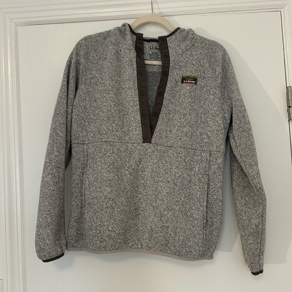 Women's L.L.Bean Sweater Fleece Hoodie Pullover